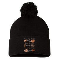 Teach So That They Can Dream Excel Teacher Pom Pom 12in Knit Beanie