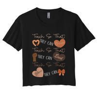 Teach So That They Can Dream Excel Teacher Crop Top