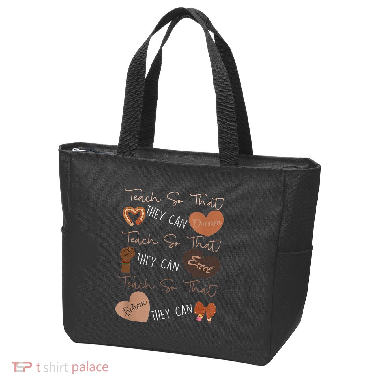 Teach So That They Can Dream Excel Teacher Zip Tote Bag
