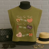 Teach So That They Can Dream Excel Teacher Garment-Dyed Women's Muscle Tee