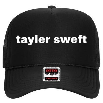 Tayler Sweft High Crown Mesh Back Trucker Hat