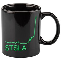 TSLA Stock 11oz C Handle Ceramic Mug