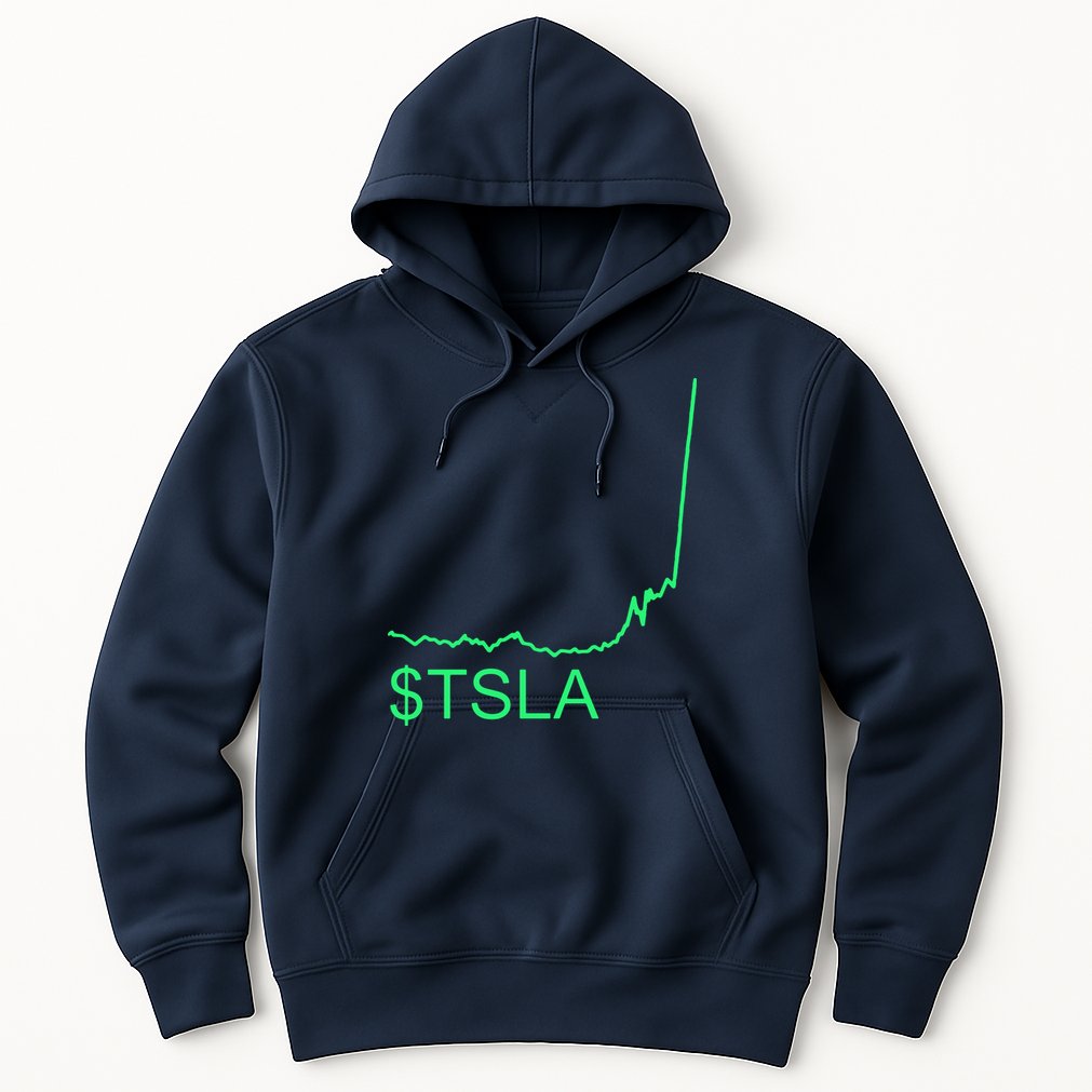 TSLA Stock Hoodie