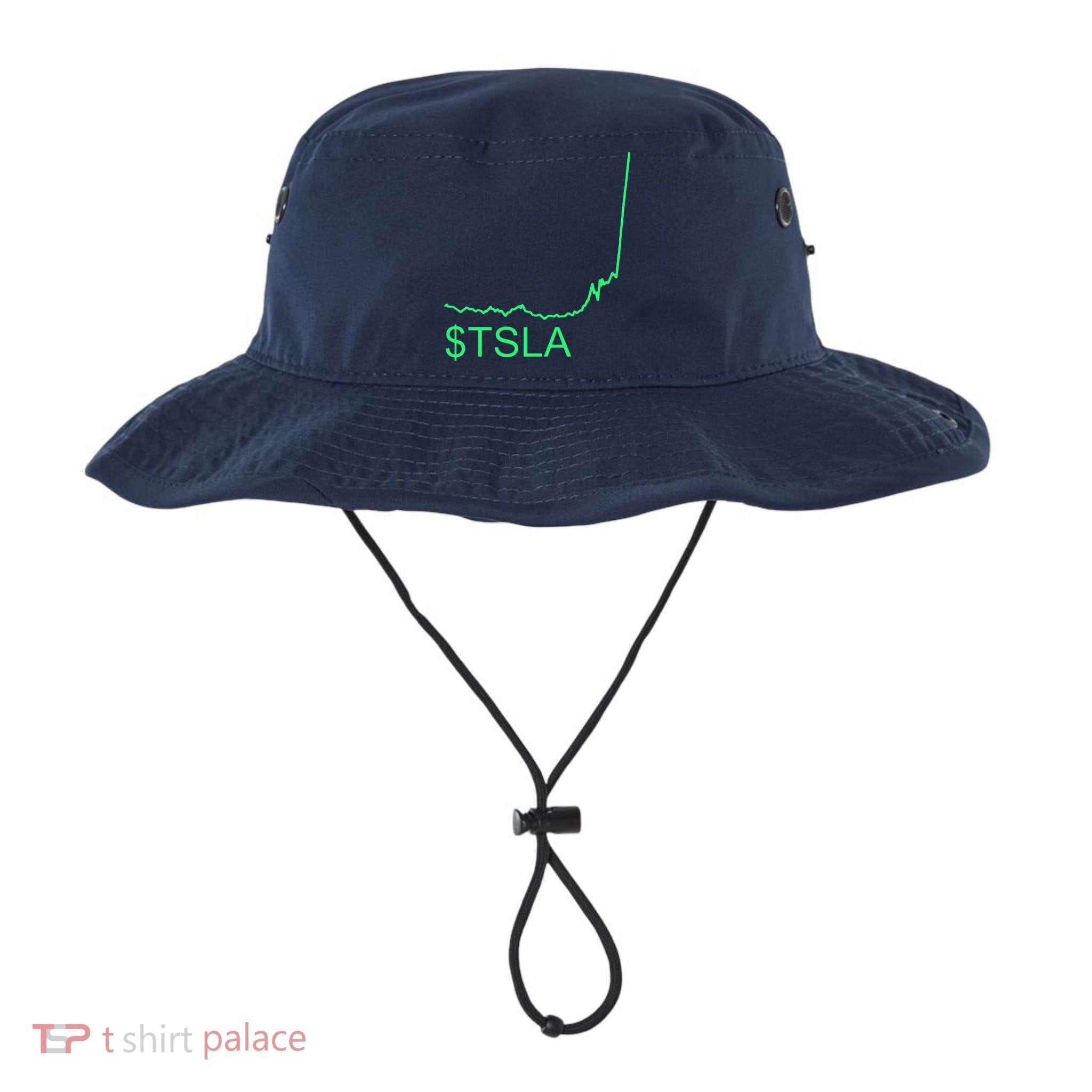 TSLA Stock Bucket Hat