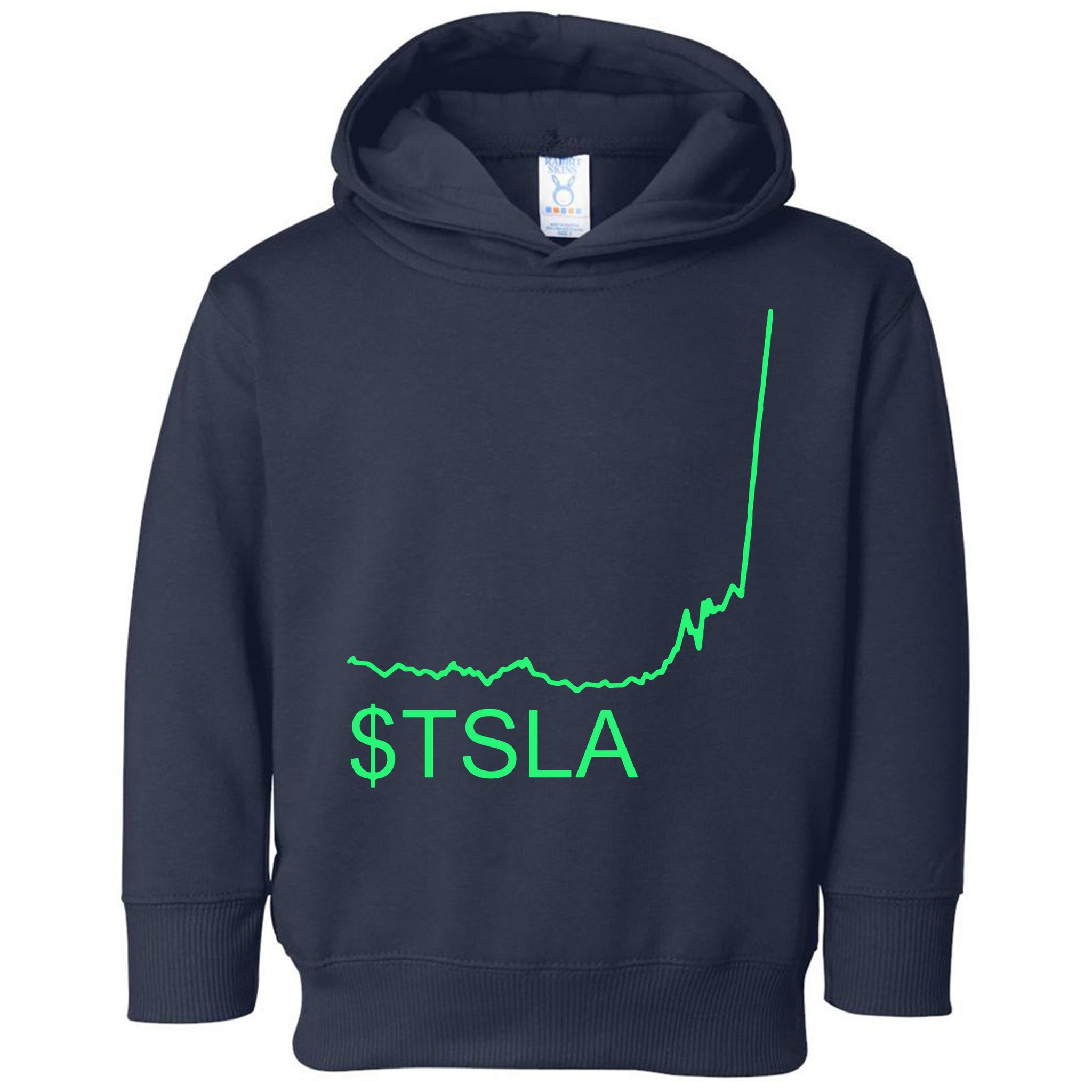 TSLA Stock Toddler Hoodie