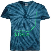 TSLA Stock Kids Tie-Dye T-Shirt