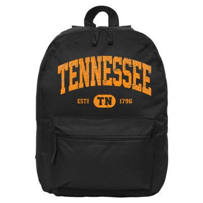 Tennessee Shirts. Tn Vintage 16 in Basic Backpack