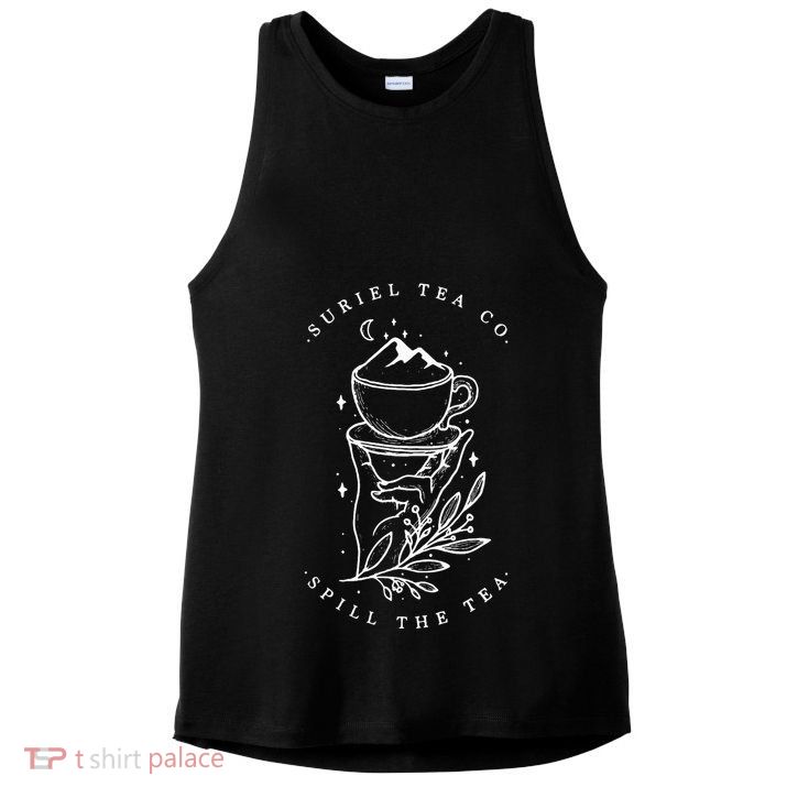 The SurielS Tea Co Spill The Tea Ladies PosiCharge Tri-Blend Wicking Tank