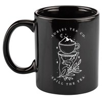 The SurielS Tea Co Spill The Tea 11oz C Handle Ceramic Mug