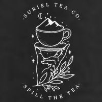 The SurielS Tea Co Spill The Tea 11oz C Handle Ceramic Mug