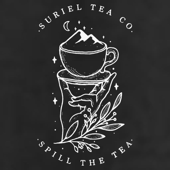 The SurielS Tea Co Spill The Tea 11oz C Handle Ceramic Mug