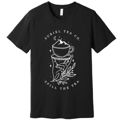 The SurielS Tea Co Spill The Tea Premium T-Shirt