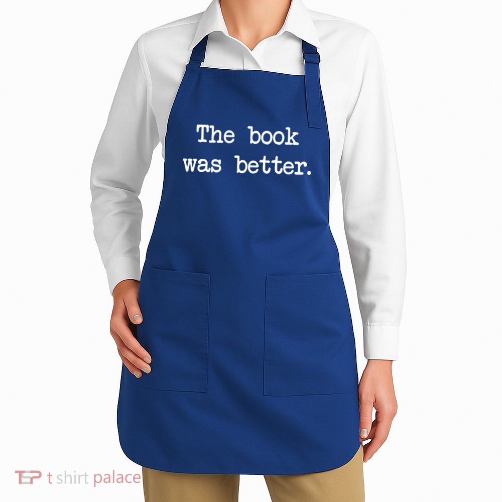 Typewriter Style The Book Was Better Cool Gift Apron