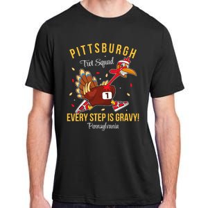 Trot Squad Turkey Thanksgiving 2024 Pennsylvania Pittsburgh Adult ChromaSoft Performance T-Shirt