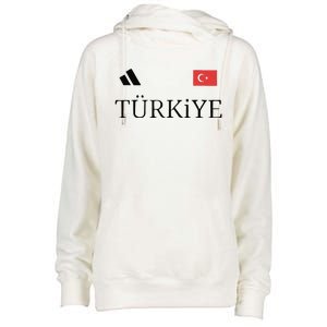 Turkey Shooting Team Turkiye Womens Funnel Neck Pullover Hood