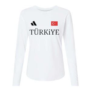 Turkey Shooting Team Turkiye Womens Cotton Relaxed Long Sleeve T-Shirt