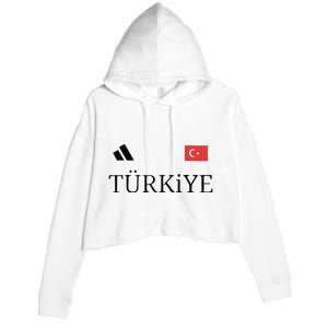 Turkey Shooting Team Turkiye Crop Fleece Hoodie