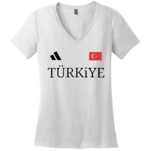 Turkey Shooting Team Turkiye Women's V-Neck T-Shirt