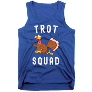 Trot Squad Turkey Run Thanksgiving Running Turkey Trot Gift Tank Top