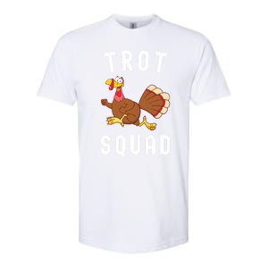 Trot Squad Turkey Run Thanksgiving Running Turkey Trot Gift Softstyle CVC T-Shirt