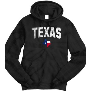 Texas State Usa Distressed Flag Grunge Texas Tie Dye Hoodie