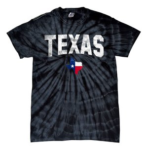 Texas State Usa Distressed Flag Grunge Texas Tie-Dye T-Shirt