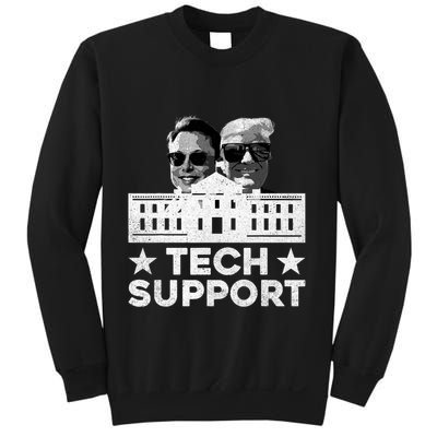 Tech Support Us Flag White House Tech Support D.O.G.E Sweatshirt