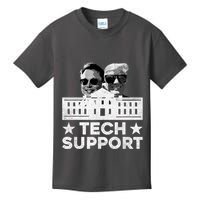 Tech Support Us Flag White House Tech Support D.O.G.E Kids T-Shirt