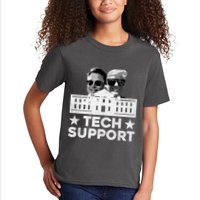 Tech Support Us Flag White House Tech Support D.O.G.E Kids T-Shirt