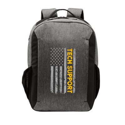 Tech Support Us Flag White House Tech Support D.O.G.E Vector Backpack