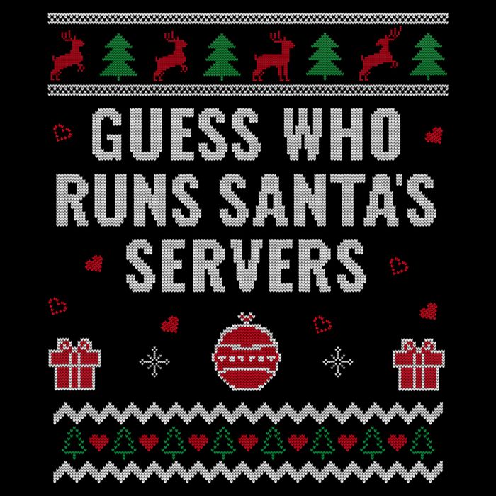 Tech Support Ugly Christmas Funny Computer It Nerd Xmas Meaningful Gift 7-Panel Snapback Hat