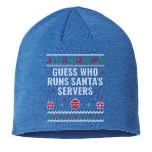 Tech Support Ugly Christmas Funny Computer It Nerd Xmas Meaningful Gift Sustainable Beanie