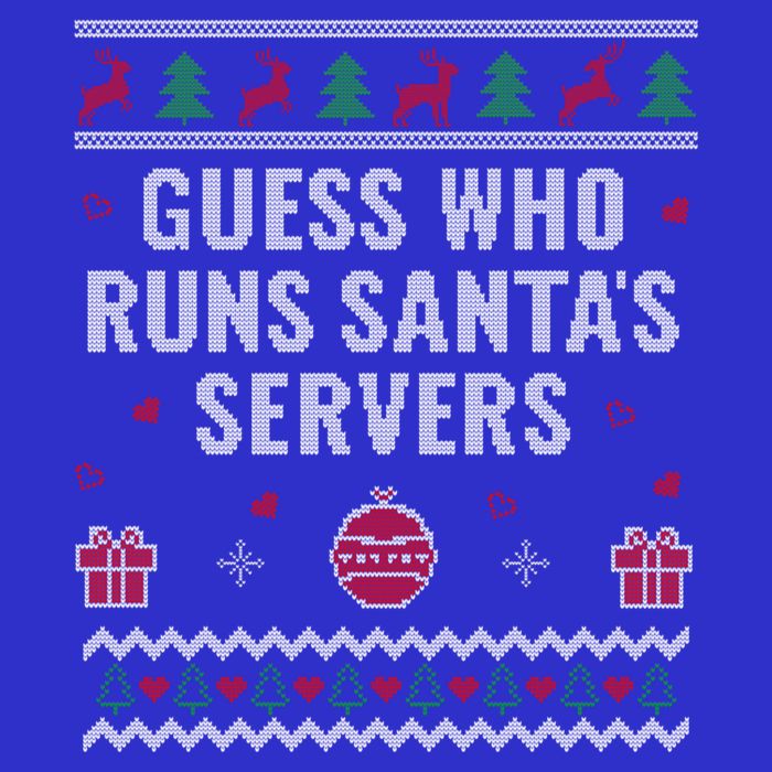 Tech Support Ugly Christmas Funny Computer It Nerd Xmas Meaningful Gift 16 in Basic Backpack