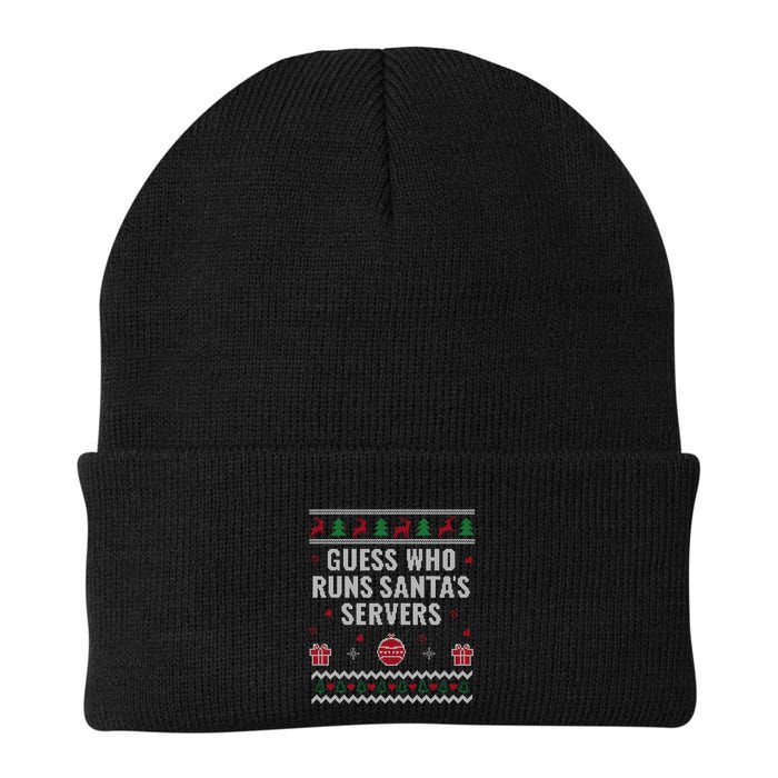 Tech Support Ugly Christmas Funny Computer It Nerd Xmas Gift Knit Cap Winter Beanie