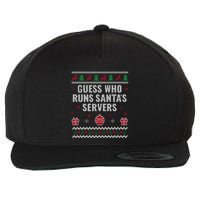Tech Support Ugly Christmas Funny Computer It Nerd Xmas Gift Wool Snapback Cap