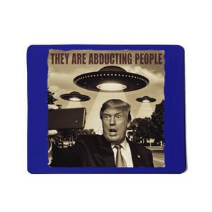 Trump Selfie Ufo Alien Abduction Trump Alien Ufo Abduction Mousepad