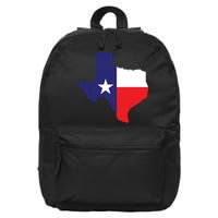 Texas State Usa Distressed Flag Grunge Texas 16 in Basic Backpack
