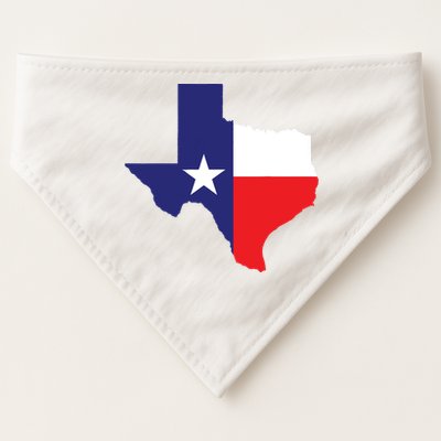 Texas State Usa Distressed Flag Grunge Texas USA-Made Doggie Bandana