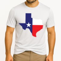 Texas State Usa Distressed Flag Grunge Texas Cooling Performance Crew T-Shirt
