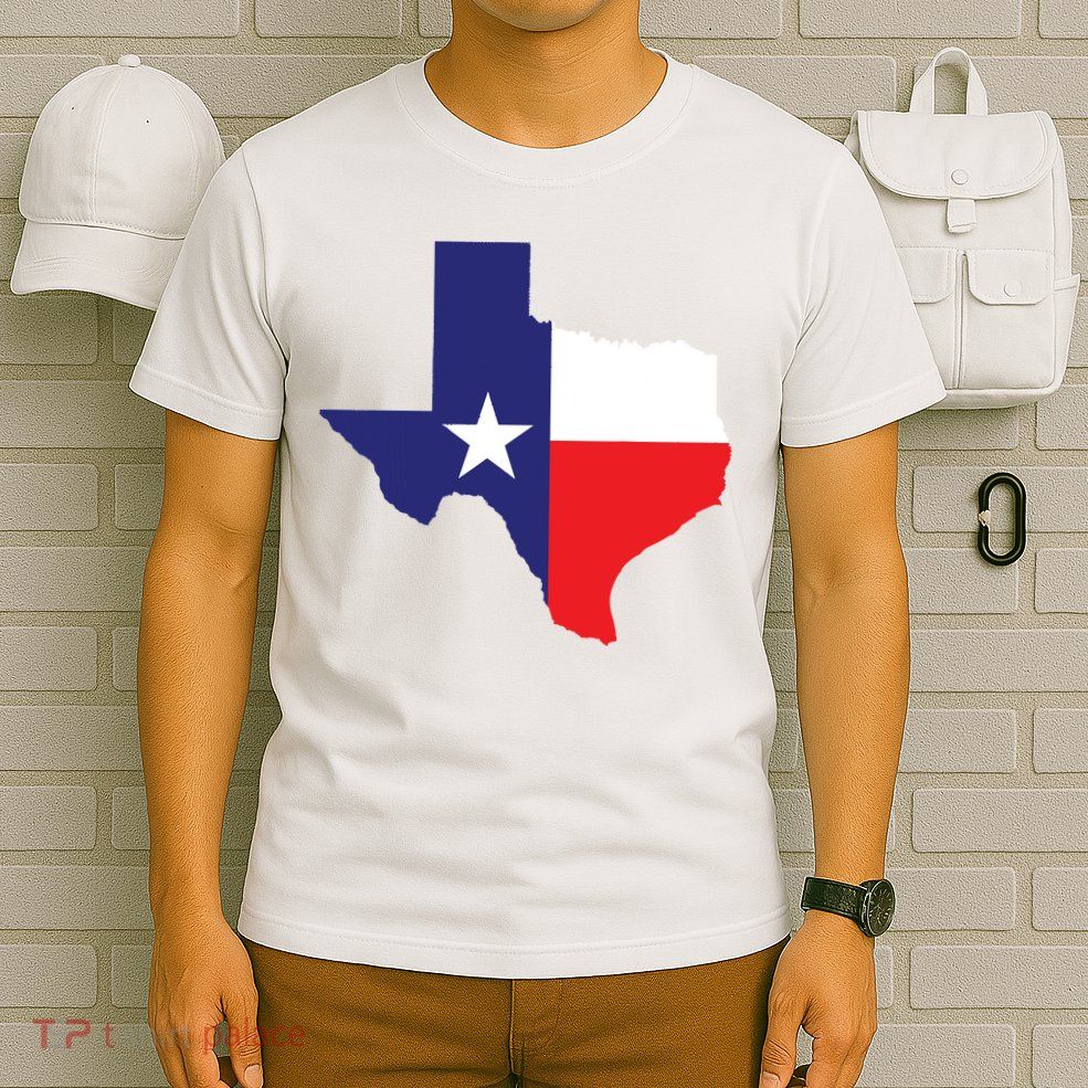 Texas State Usa Distressed Flag Grunge Texas T-Shirt