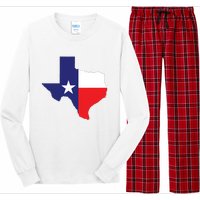 Texas State Usa Distressed Flag Grunge Texas Long Sleeve Pajama Set