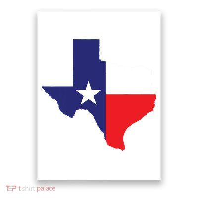 Texas State Usa Distressed Flag Grunge Texas Poster