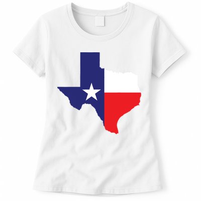 Texas State Usa Distressed Flag Grunge Texas Womens T-Shirt