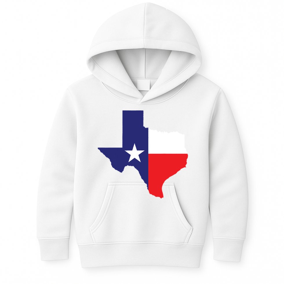 Texas State Usa Distressed Flag Grunge Texas Kids Hoodie