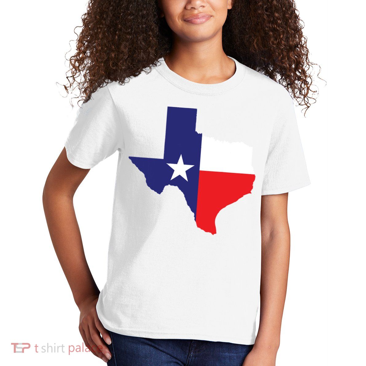 Texas State Usa Distressed Flag Grunge Texas Kids T-Shirt