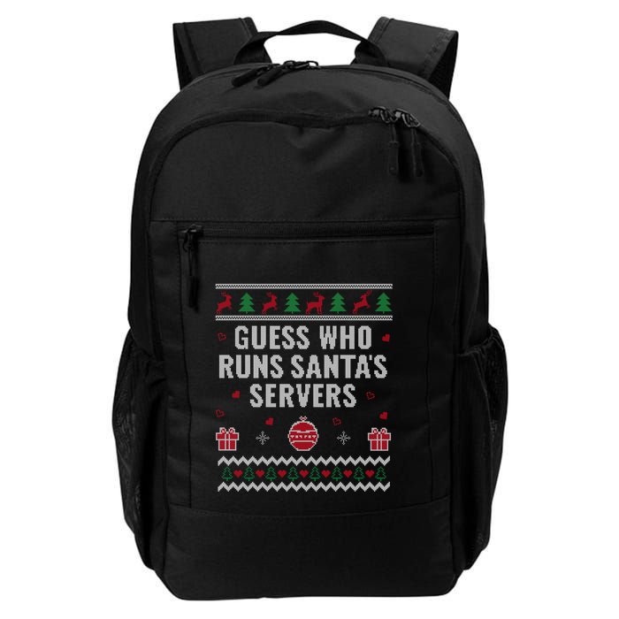 Tech Support Ugly Christmas Funny Computer It Nerd Xmas Gift Daily Commute Backpack