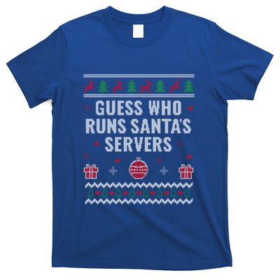 Tech Support Ugly Christmas Funny Computer It Nerd Xmas Gift T-Shirt