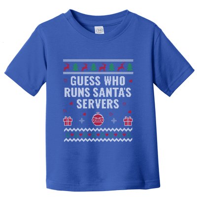 Tech Support Ugly Christmas Funny Computer It Nerd Xmas Gift Toddler T-Shirt