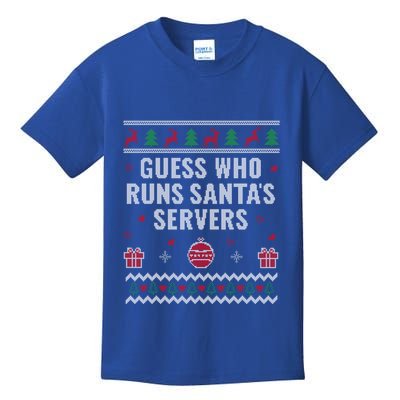 Tech Support Ugly Christmas Funny Computer It Nerd Xmas Gift Kids T-Shirt
