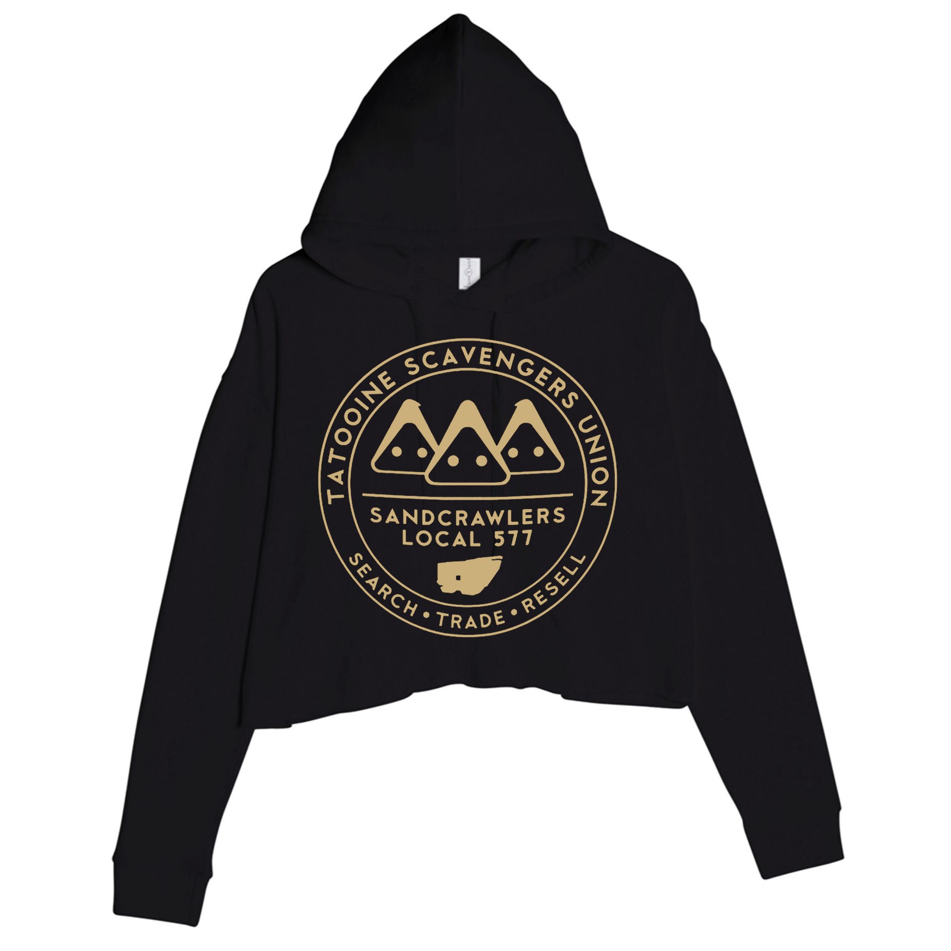 Tatooine Scavengers Union Crop Fleece Hoodie